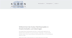 Desktop Screenshot of kubon-rae.de